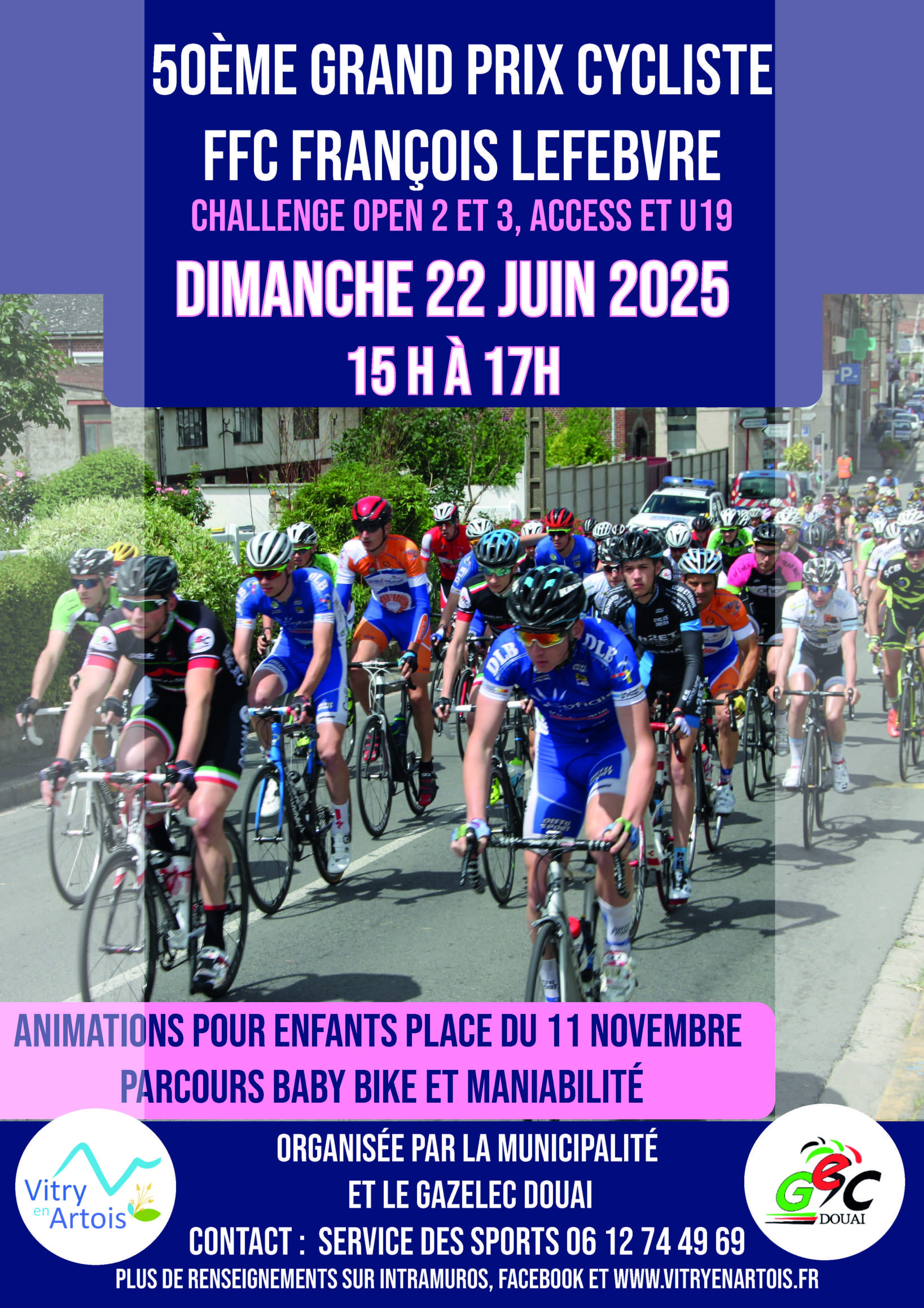 affiche course cycliste FL 2025