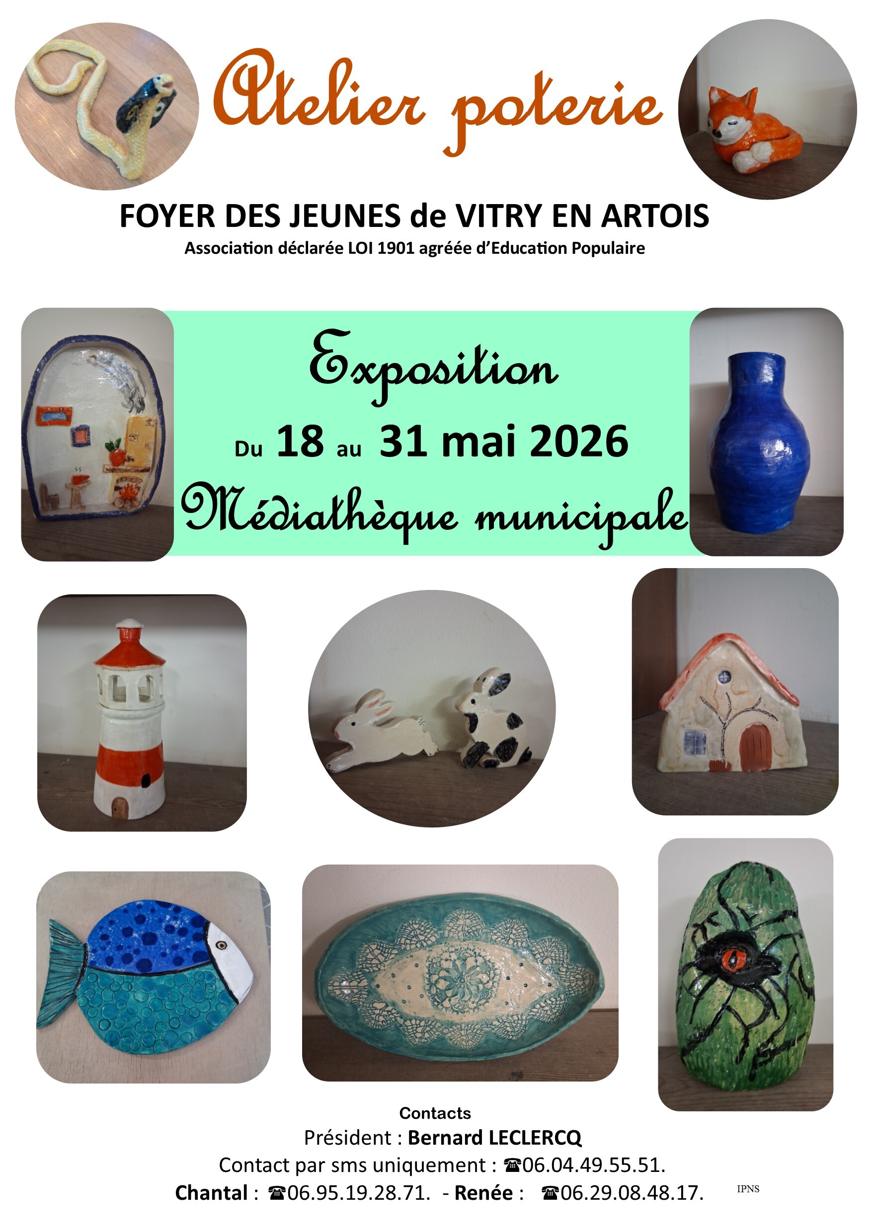 AFFICHE poterie 2026_ exposition