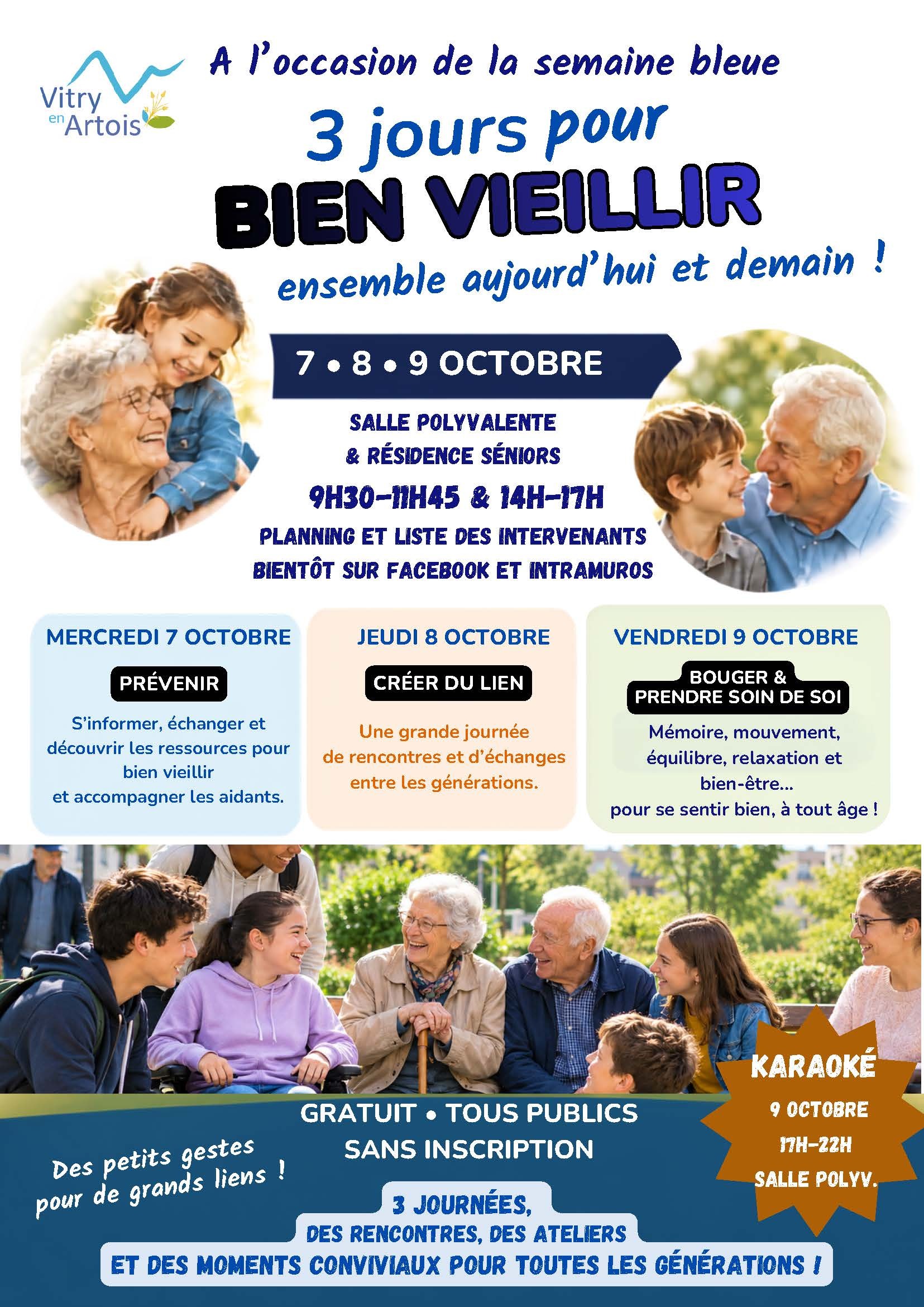 Affiche Semaine Bleu
