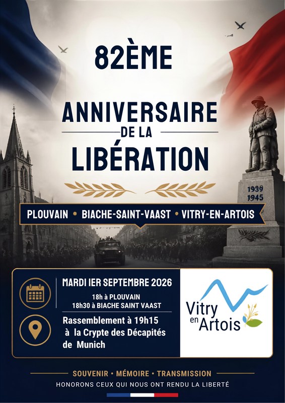 Affiche – 82e anniversaire de la Libération