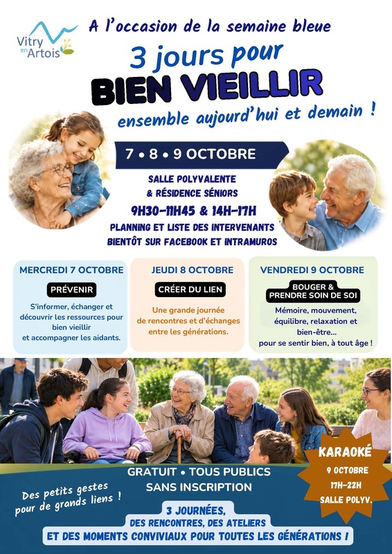 Affiche Semaine Bleu