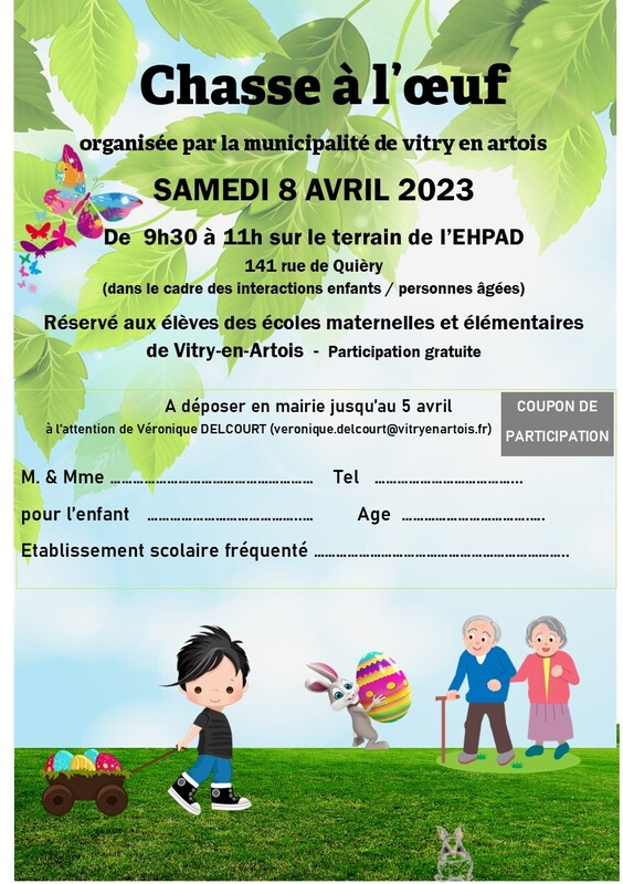 chasse à l'oeuf