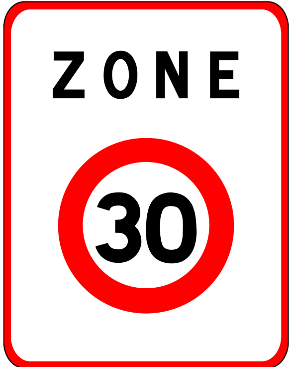 PANNEAU zone-30